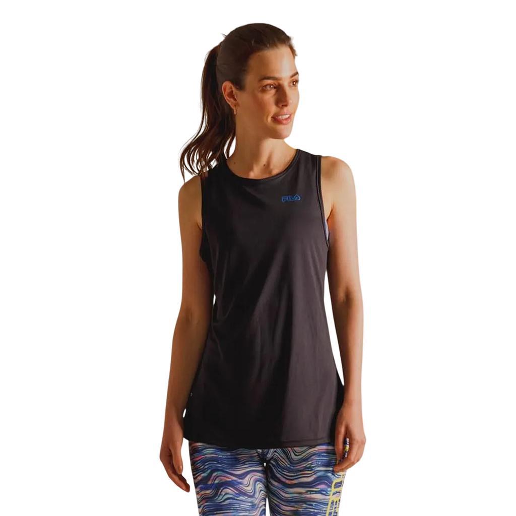 Fila Musculosas Femenino Training T22196W Black/Electric Blue