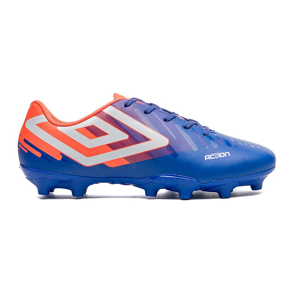 Umbro Campo Masculino Futbol Action Royal/Coral/Blanco