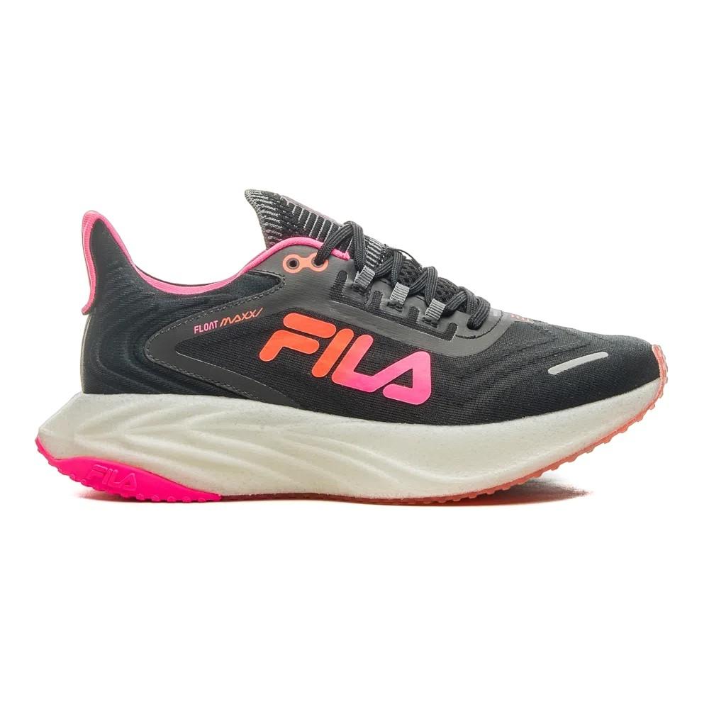 Fila Running Femenino Float Maxxi Negro/Coral/Fucsia