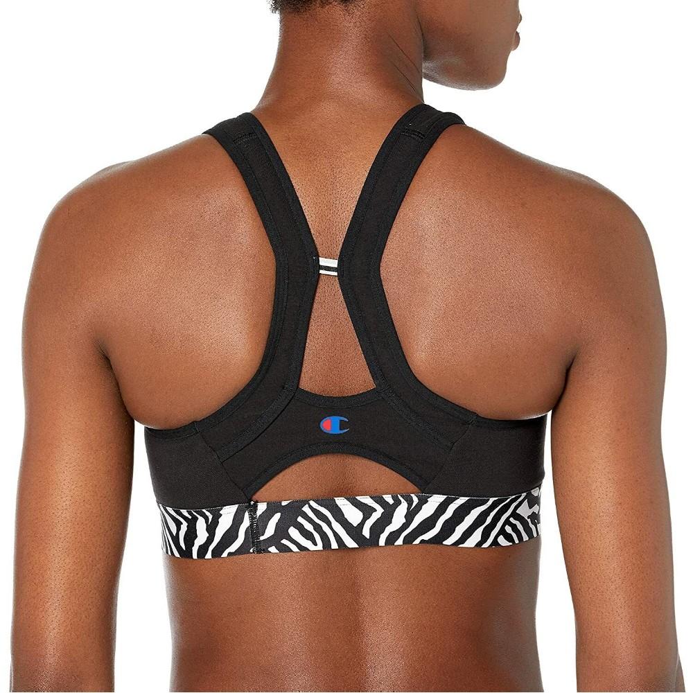 Champion Top Bra Femenino The Authentic  Graphic Black/Zebra