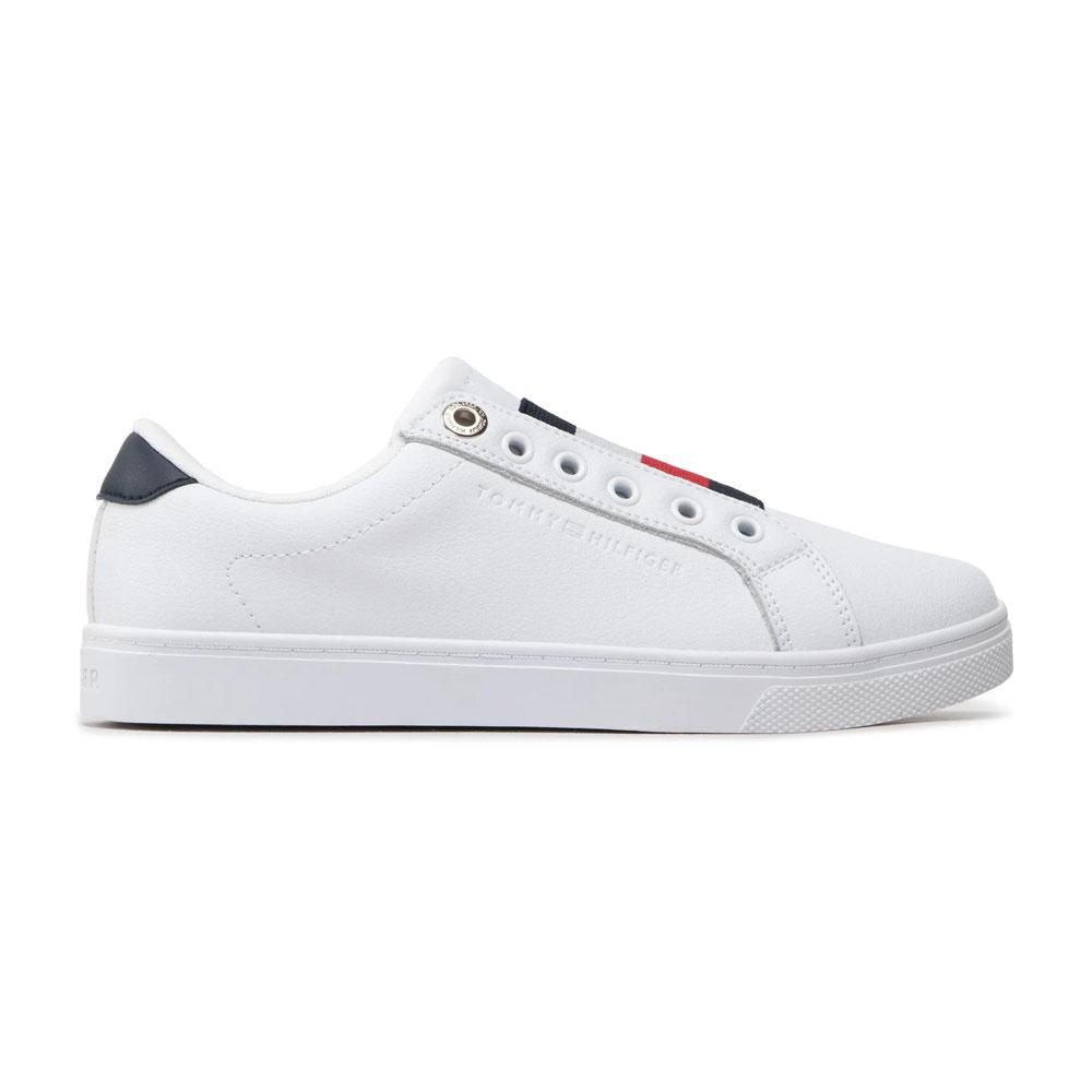 Tommy Hilfiger Casual Femenino Essential Slip On Sneaker White