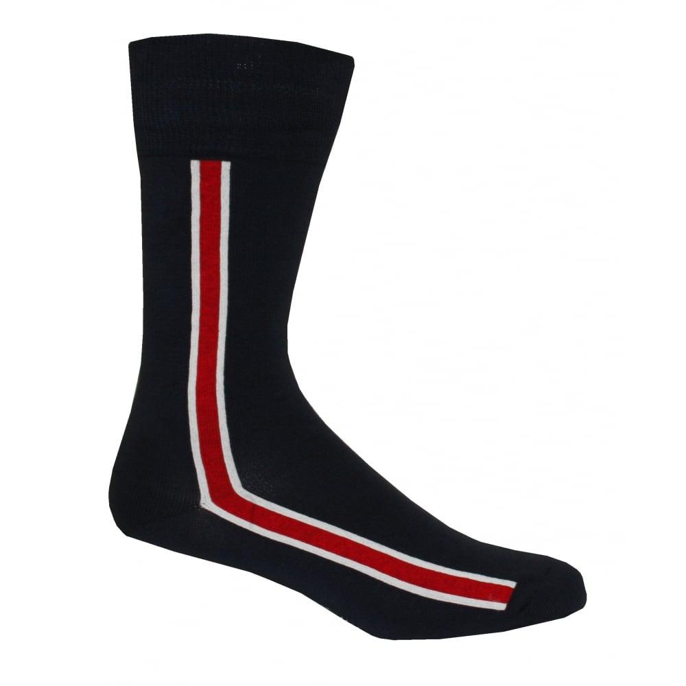 Tommy Hilfiger Th Masculino Vertical Sock 2P Tommy Original