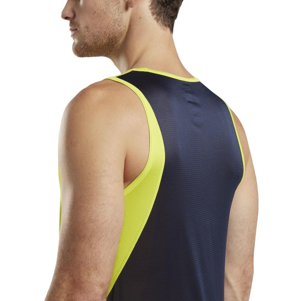 Reebok Running Camisillas Masculino Speedwick Singlet Acid Yellow