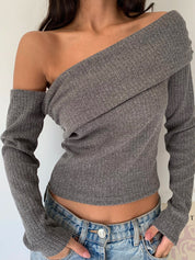 Sweater Femenino  Grecia Knit Victoria Gris