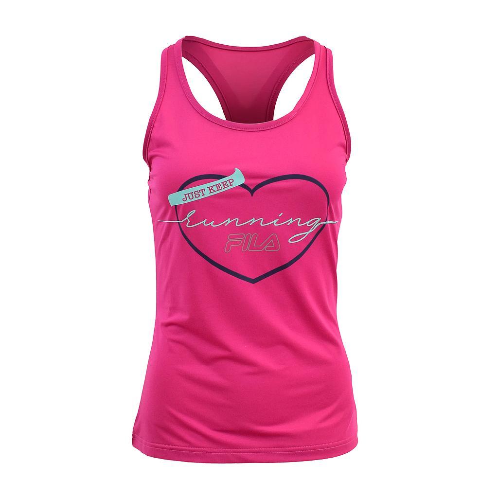 Fila Musculosas Femenino Running T22165 Fuchsia Rose/Aruba Blue/Fila Navy