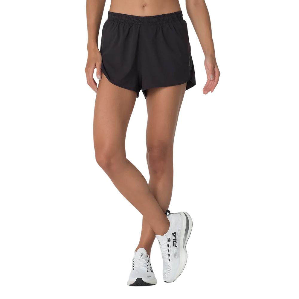 Fila Shorts Femenino Women Shorts Double Run II Black