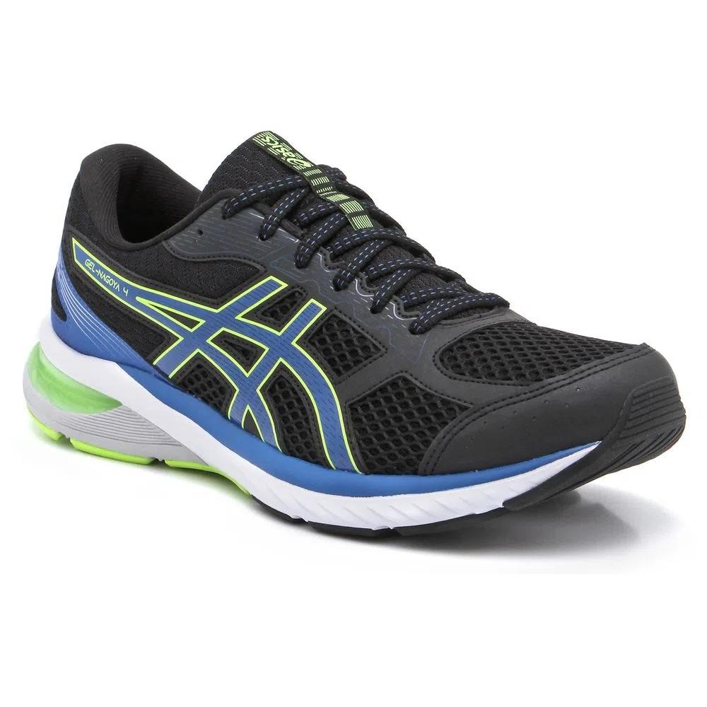 Asics Running Masculino Gel-Nagoya 4 Black/Hazard Gree