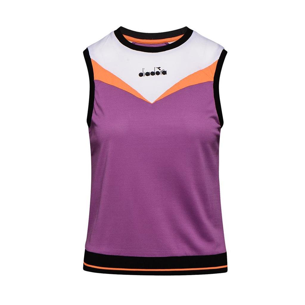 Diadora Camisillas Femenino Tenis L. Tank Clay Violet Zircon