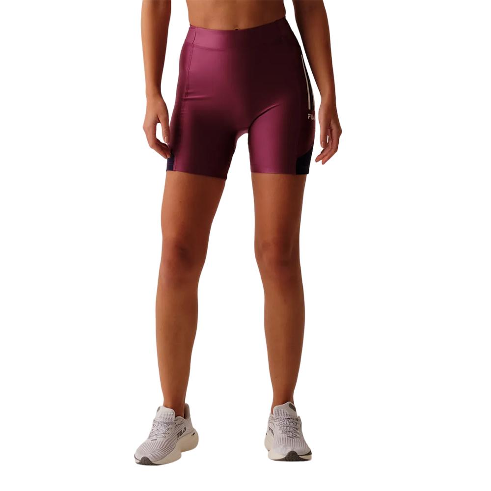 Fila Bermudas Femenino Training Long Shorts Future Sports Flow Wine