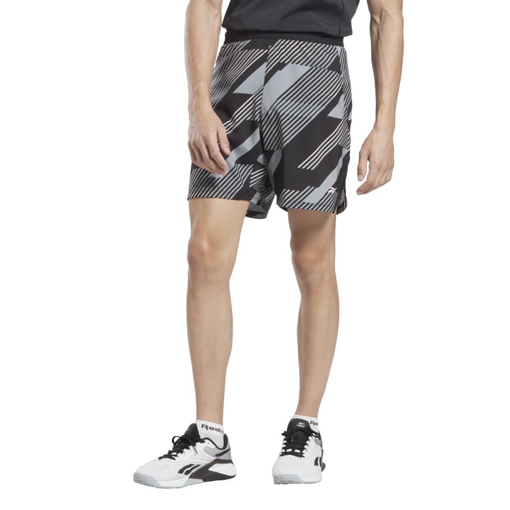 Reebok Masculino Ts Speed 3.0 Aop Short Black