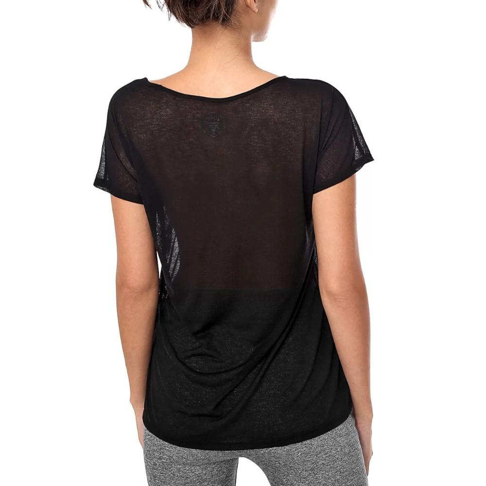 WRB4316.90 Asics T-Shirt Femenino Training Workout Tee Black