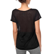 WRB4316.90 Asics T-Shirt Femenino Training Workout Tee Black