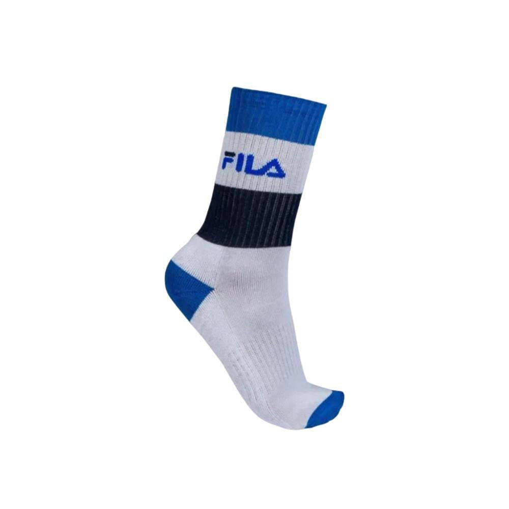 Fila Moda Medias Unisex DNA Blanco/Marino/Azul Delave