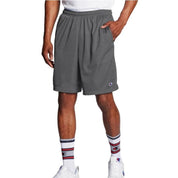 Champion Short Masculino 9-Inch Classic Mesh Short Granite Heather