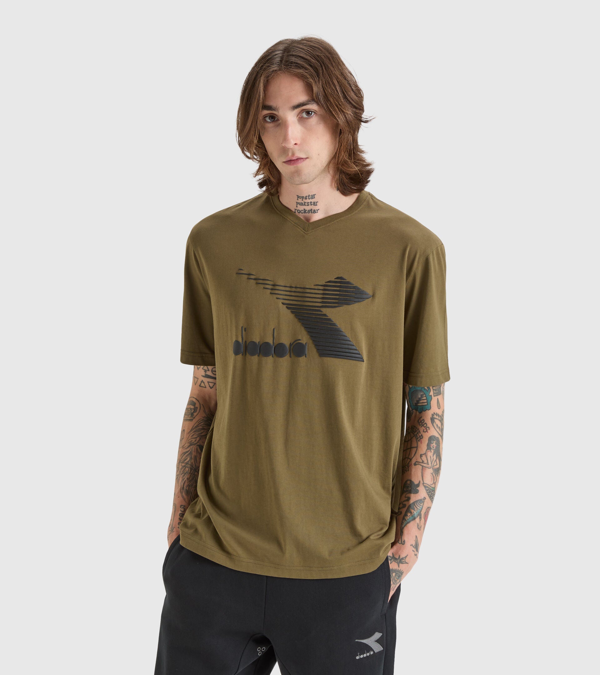 Remera Masculino Diadora SS Drift Verde