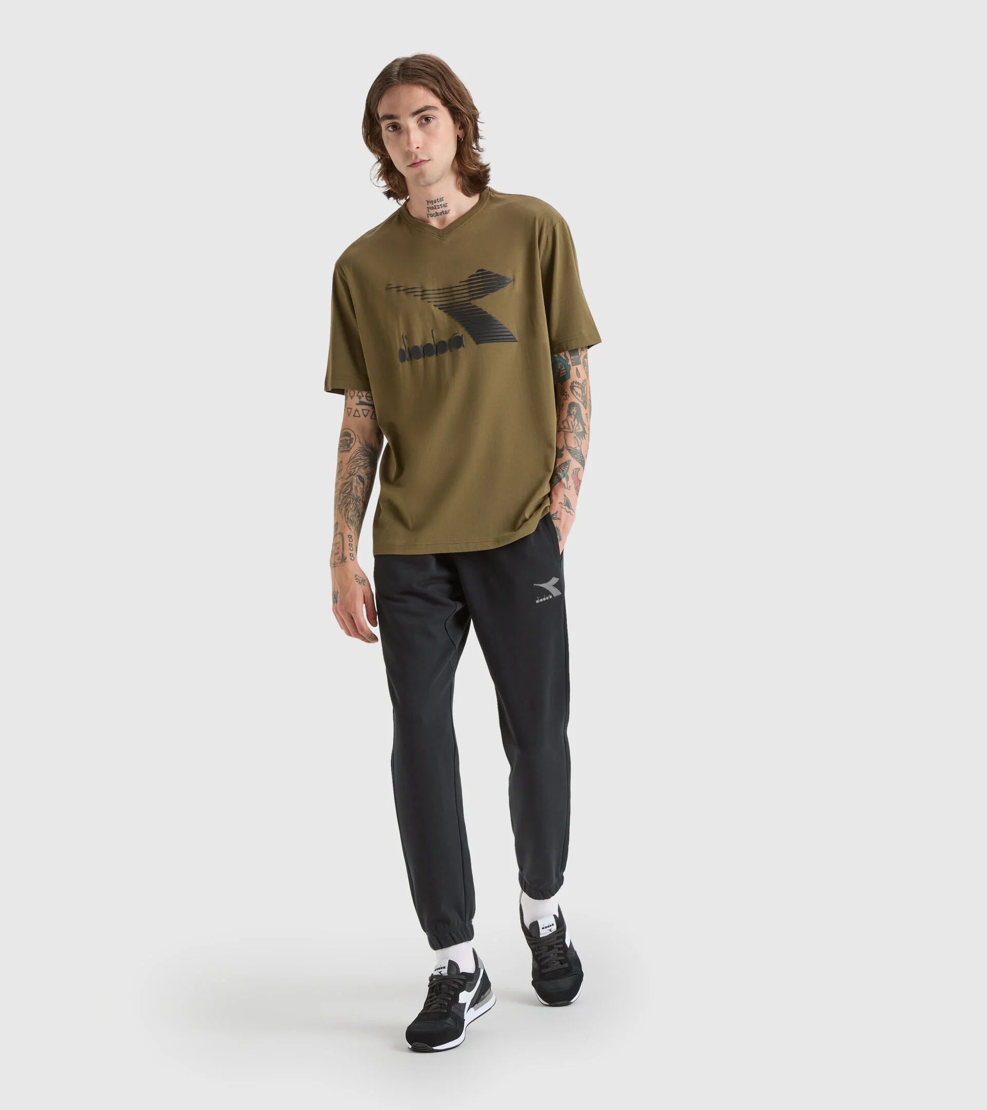 Remera Masculino Diadora SS Drift Verde