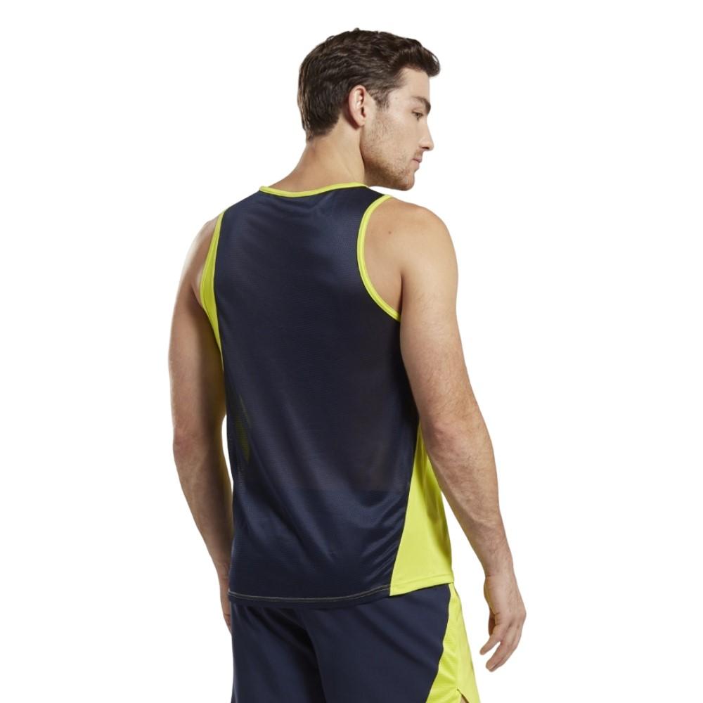 Reebok Running Camisillas Masculino Speedwick Singlet Acid Yellow