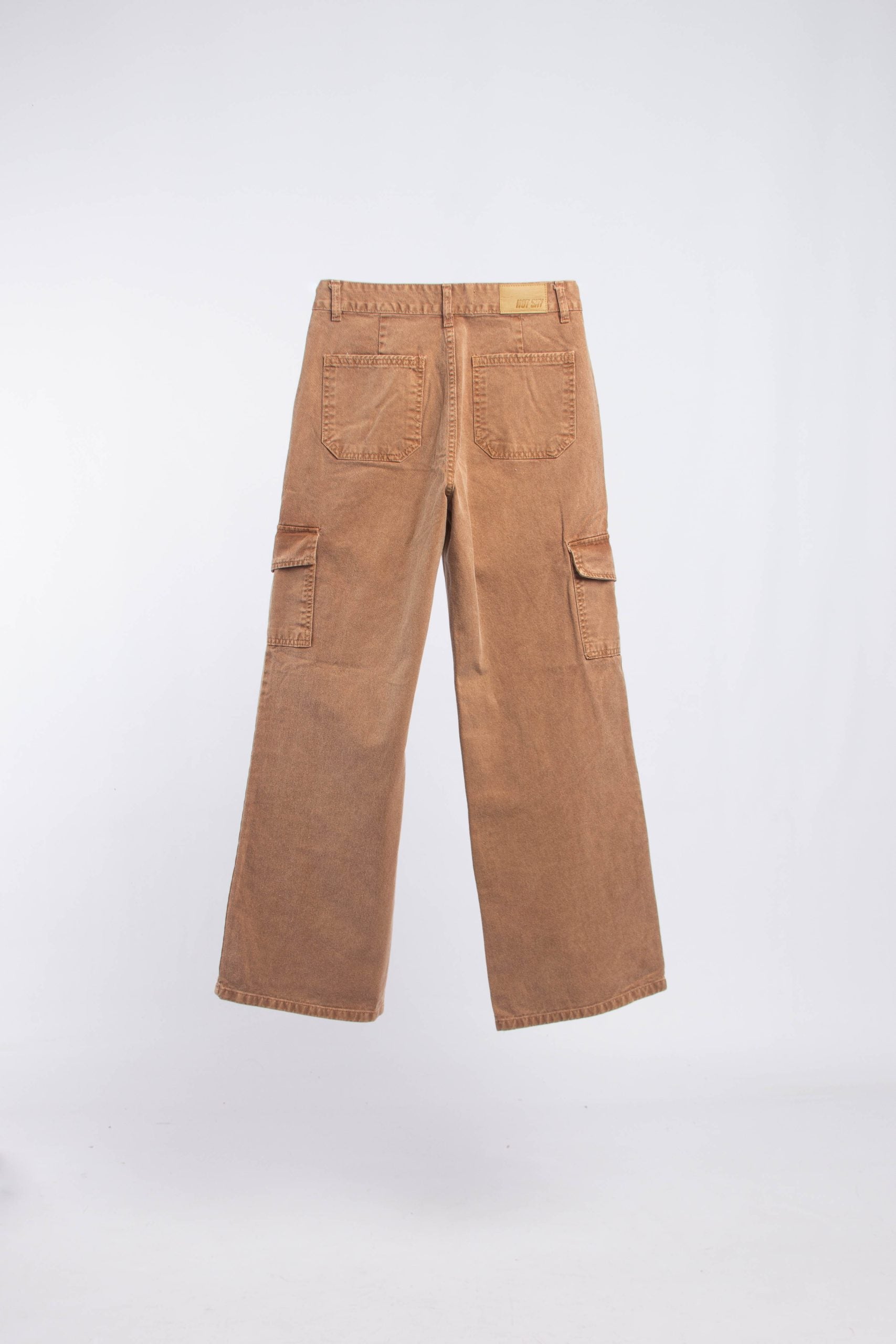 Pantalon Femenino  Cargo Denim Marron