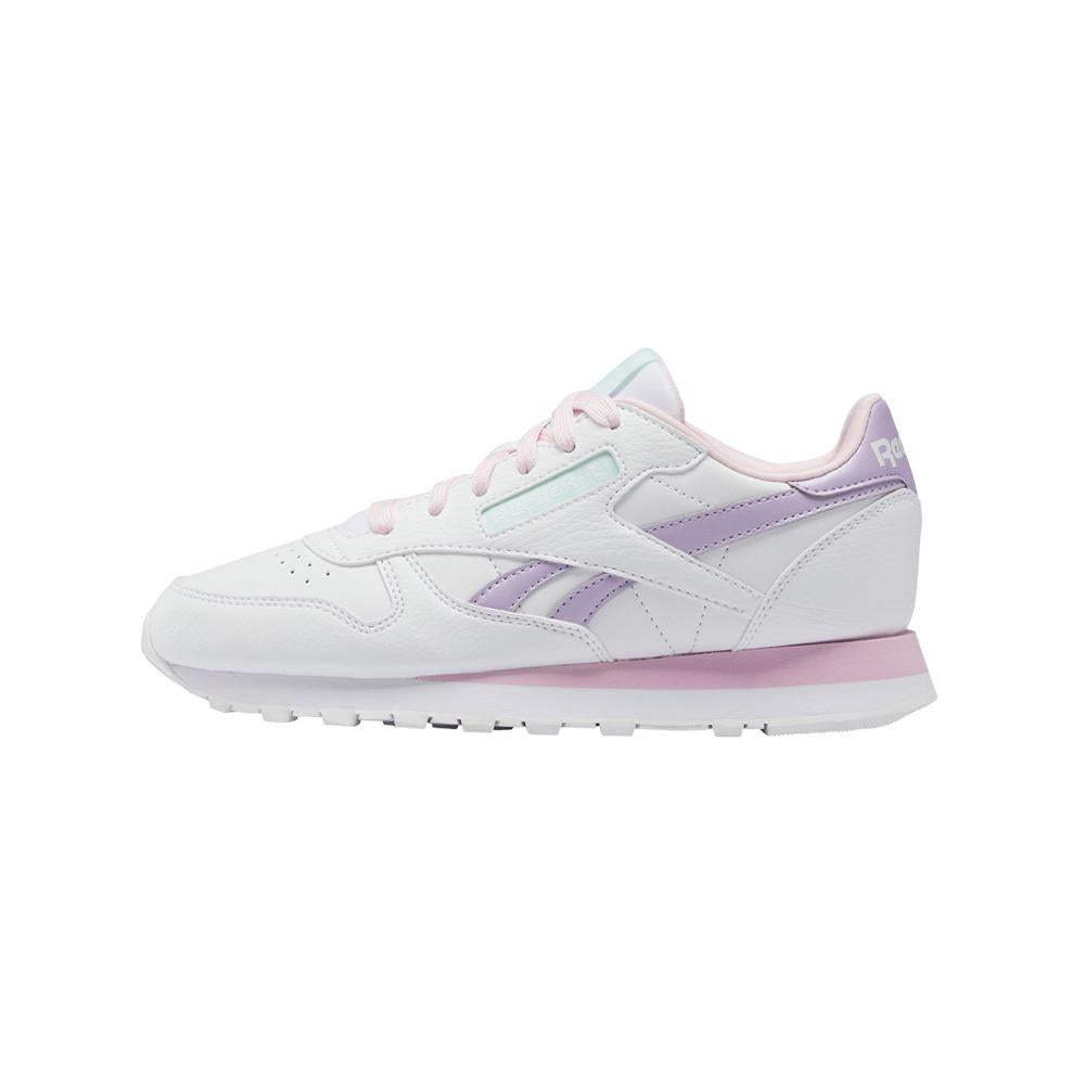 Reebok Lifestyle Niños Cl Lthr Ftwr White/Pixel Pink/Purple Oasis