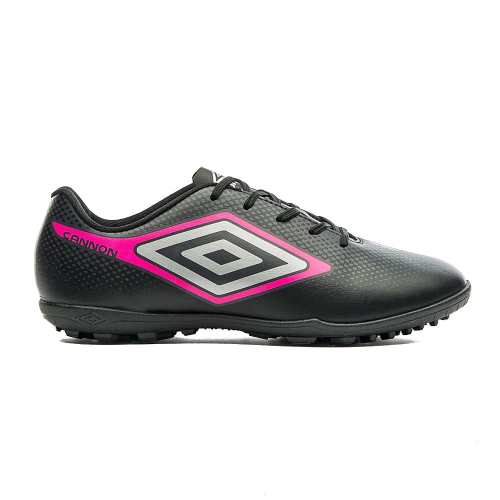 Umbro Society Masculino Futbol Cannon Negro/Gris/Rosa