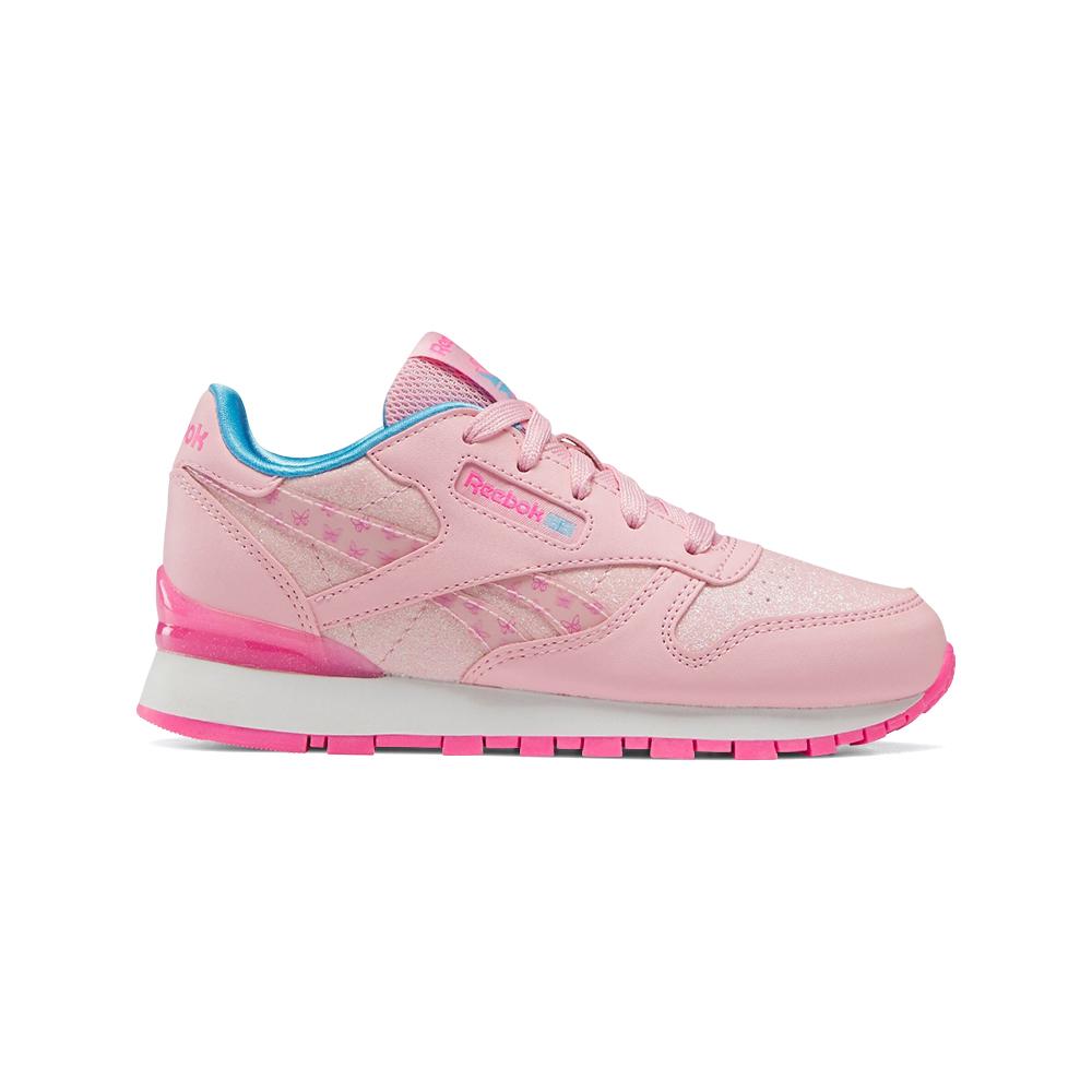 HR0648  Reebok Running Femenino Classic Leather Step N Flash Pink Glow/Pink Glow/Atomic Pink