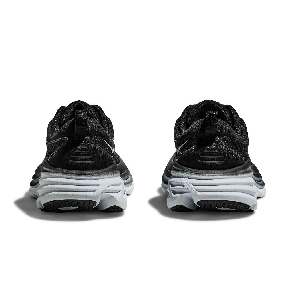 Hoka Running Femenino Bondi 8 Black/White