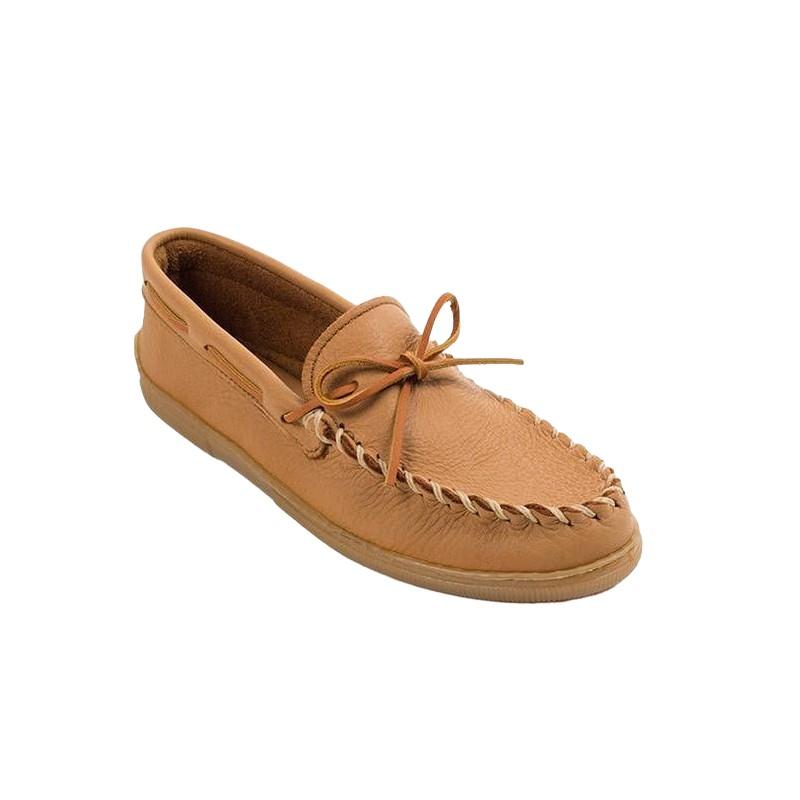 Minnetonka Masculino Moosehide Classic Natural