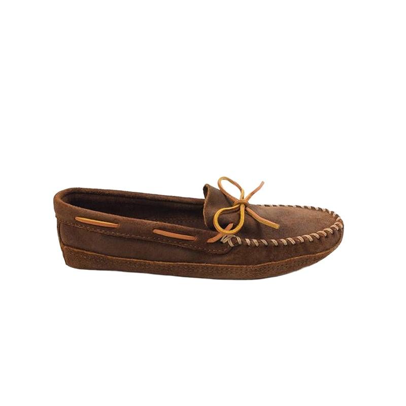 Minnetonka Masculino Double Bottom Softsole Brown