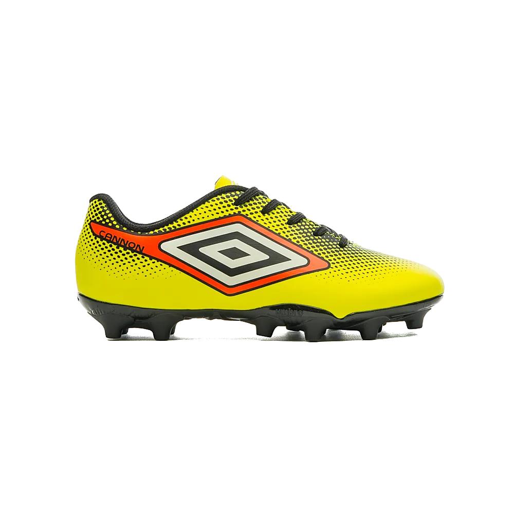 Umbro Campo Niños Futbol Cannon Jr Lima/NaranjaFluo/Negro