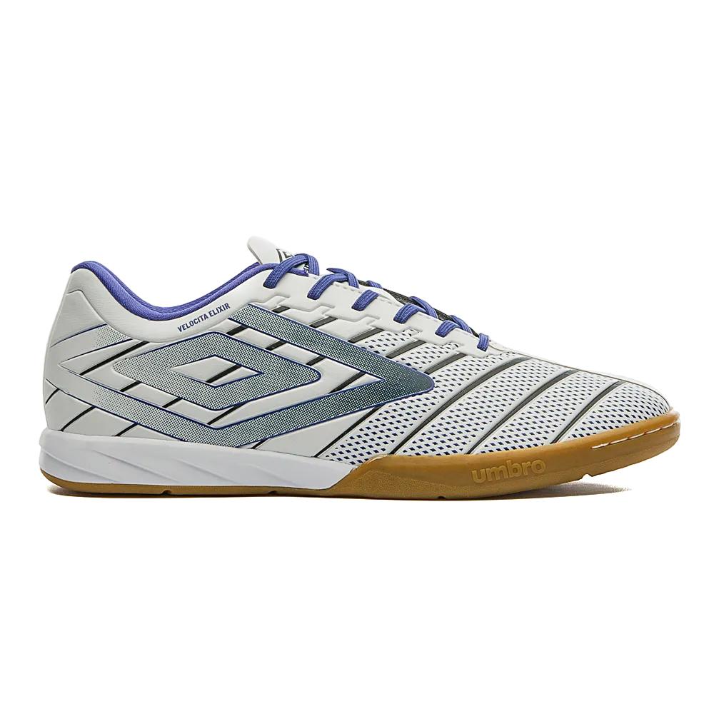 Umbro Indoor Masculino Futbol Velocita Elixir Club Blanco/Preto/Azul