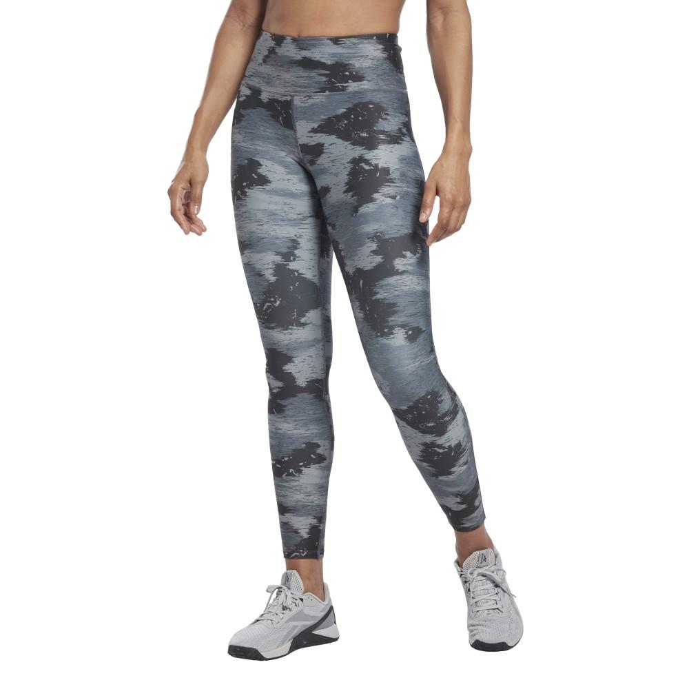 Reebok Femenino Wor Camo Tight Black