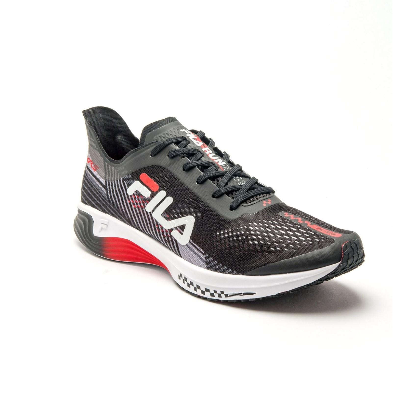 Fila Running Masculino KR5 Black/Graphite/Red