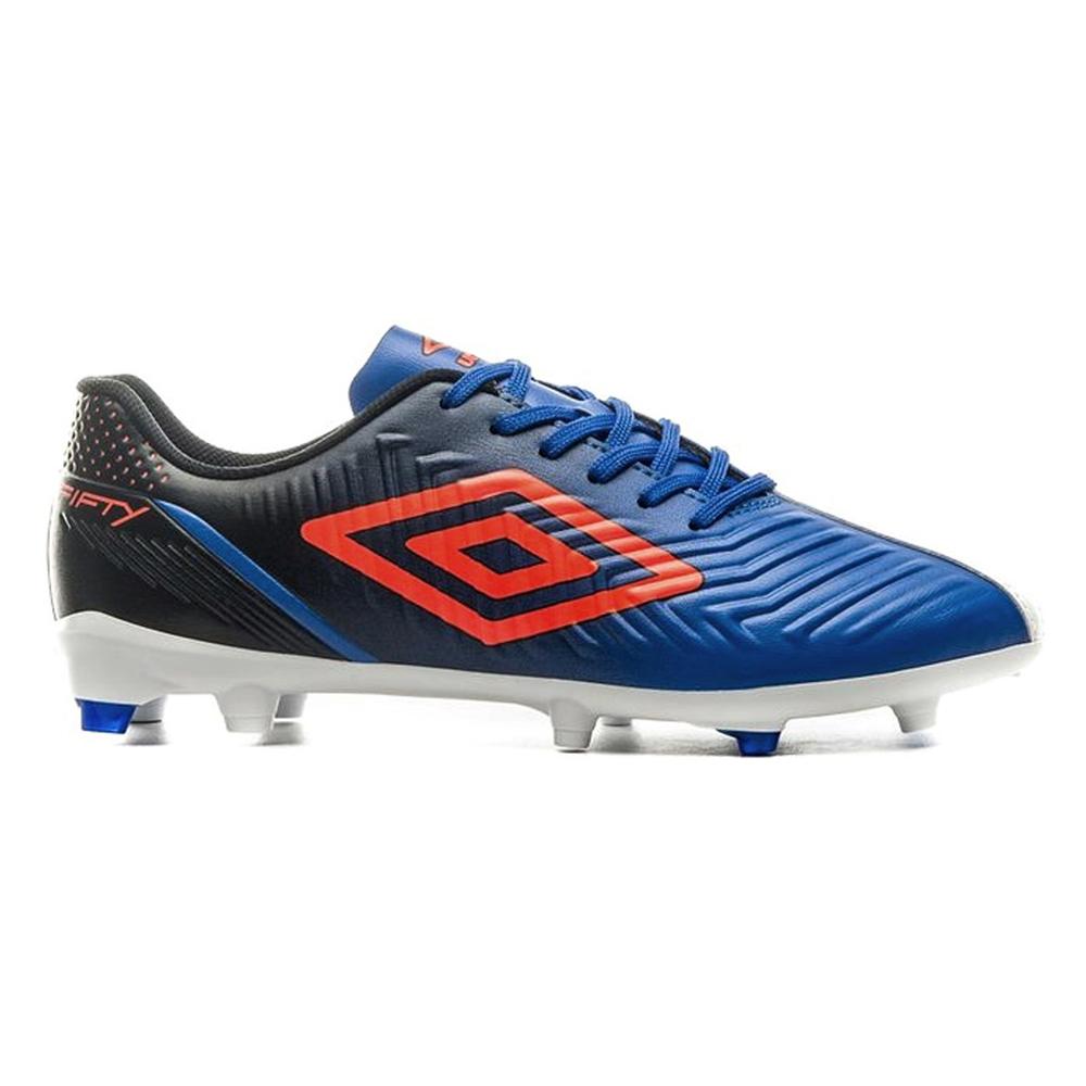 Umbro Masculino Futbol Campo Fifty Iv Azul/Preto/Coral