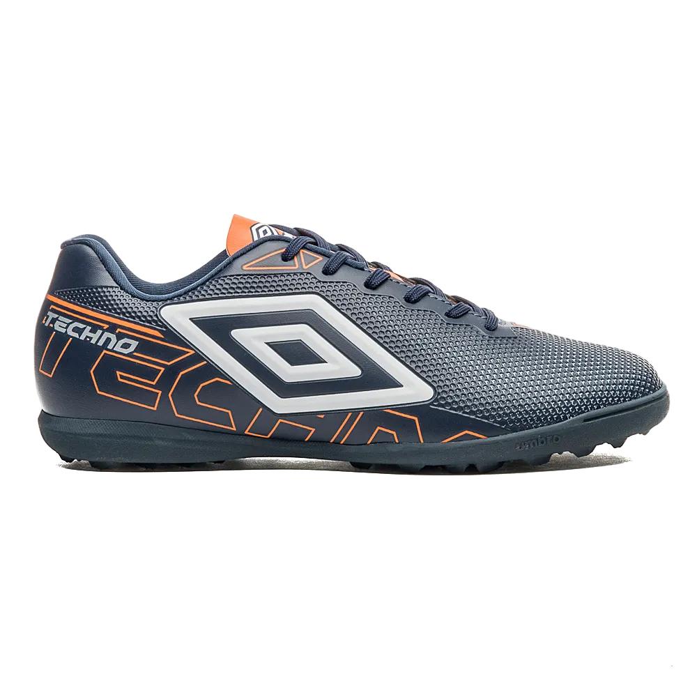 Umbro Society Masculino Futbol Techno Marino/Blanco/NaranJa