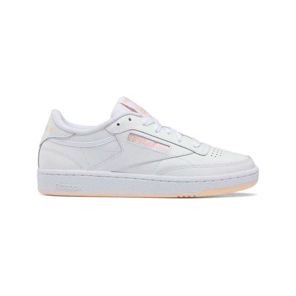 Reebok Lifestyle Femenino Club C 85 Ftwr White/Ftwr White/Aura Orange