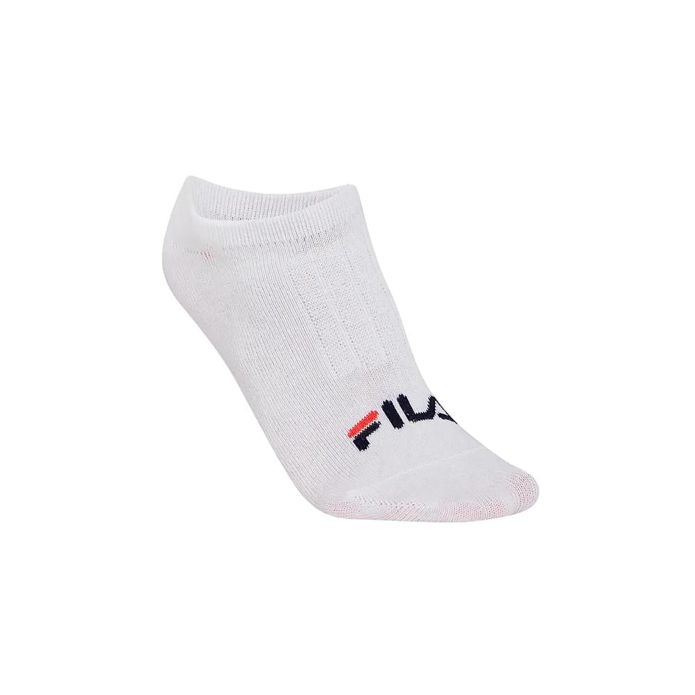 F23L00222-100 Fila Medias Unisex Moda Tripack Cano Curto Lisa White