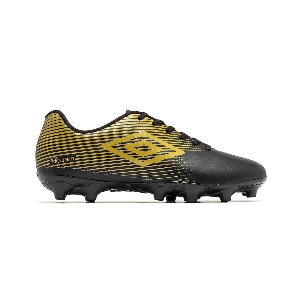 Umbro Futbol Campo Masculino F5 Light Black/Rich Gold