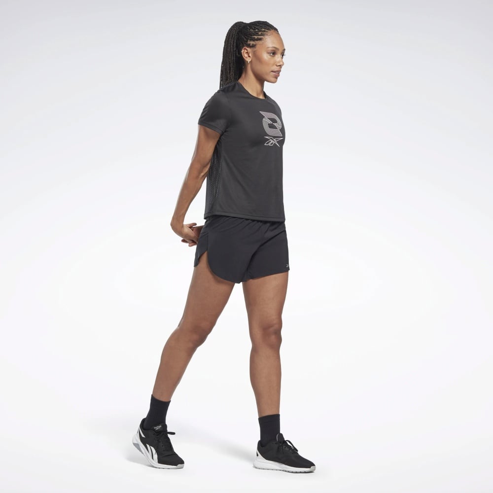 Remera Femenino Reebok Graphic Series negro