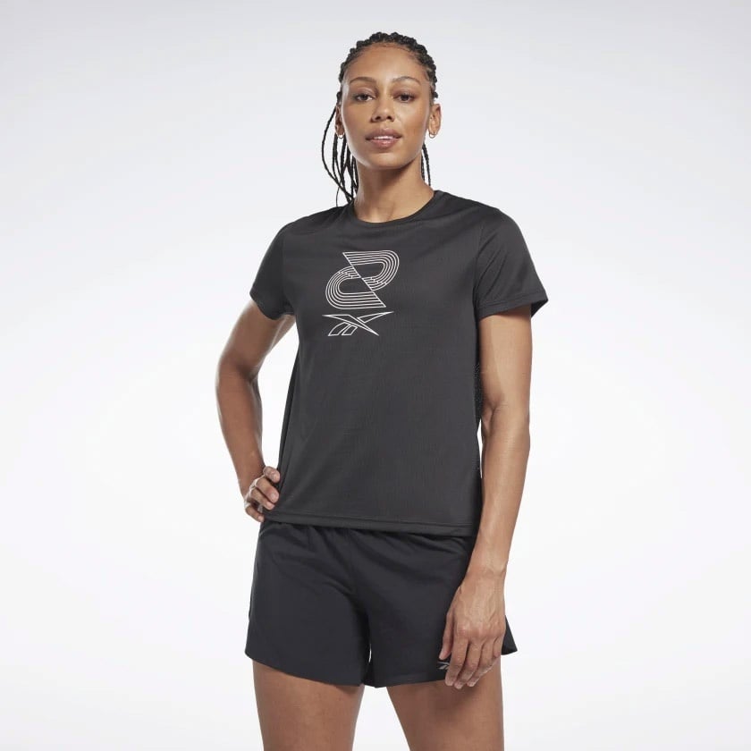 Remera Femenino Reebok Graphic Series negro