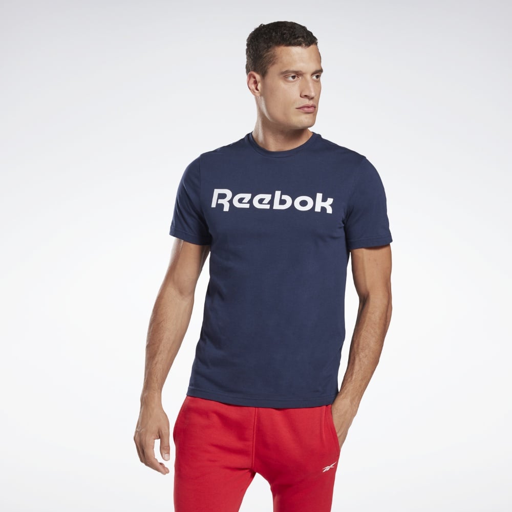 Remera Masculino Reebok Graphic Series Azul