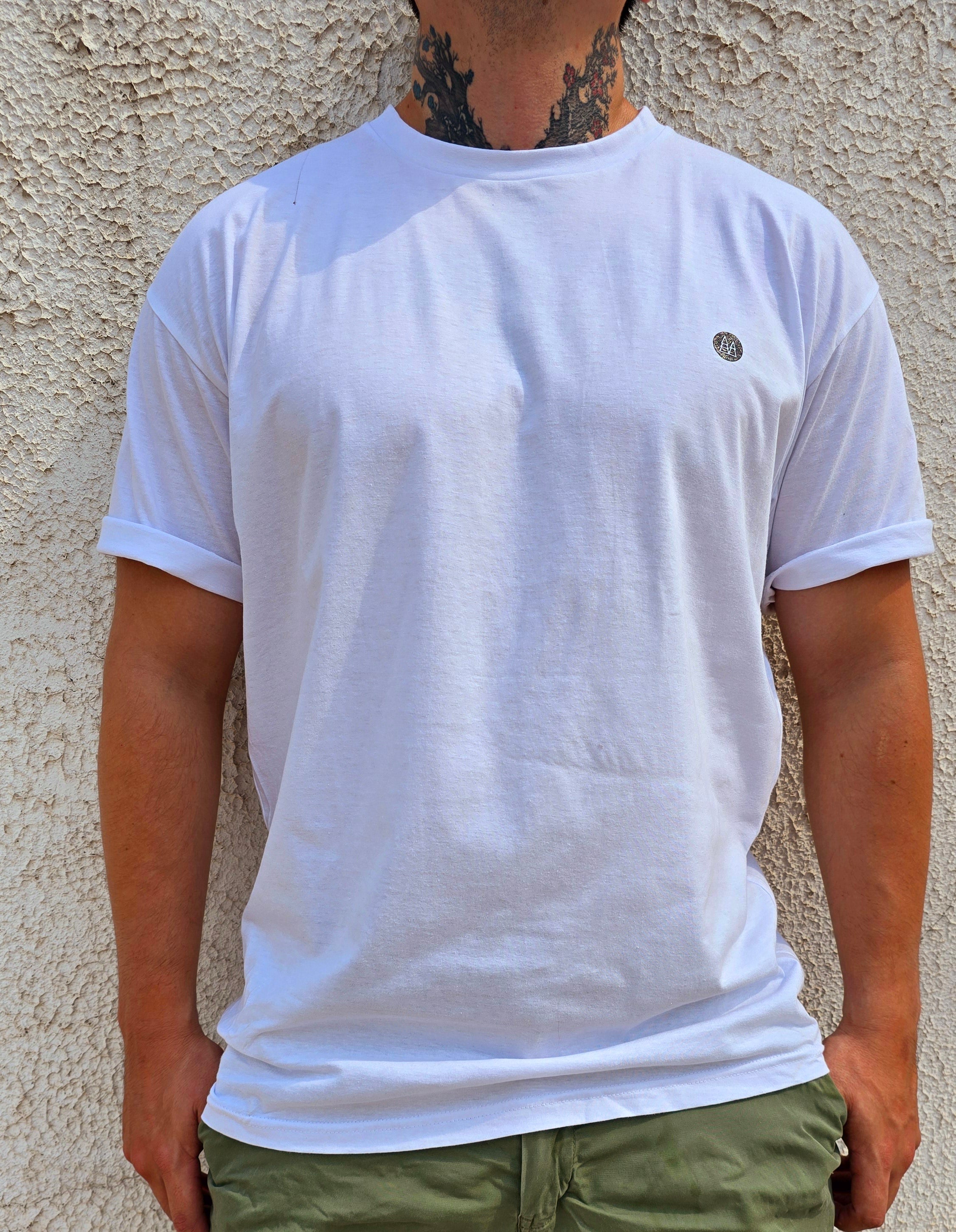 Remera Masculino Pindu Basica Oversized Blanco