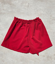 Short Pollera Femenino  Victoria Rojo