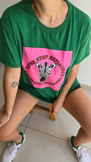 Remerona Femenino  Zebra Verde