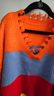 Sweater Femenino  Arcoiris Colorido