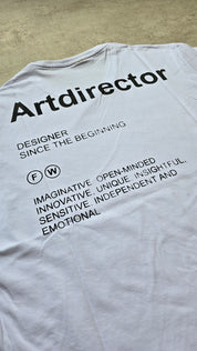 Remera Masculino  Art Director Blanca