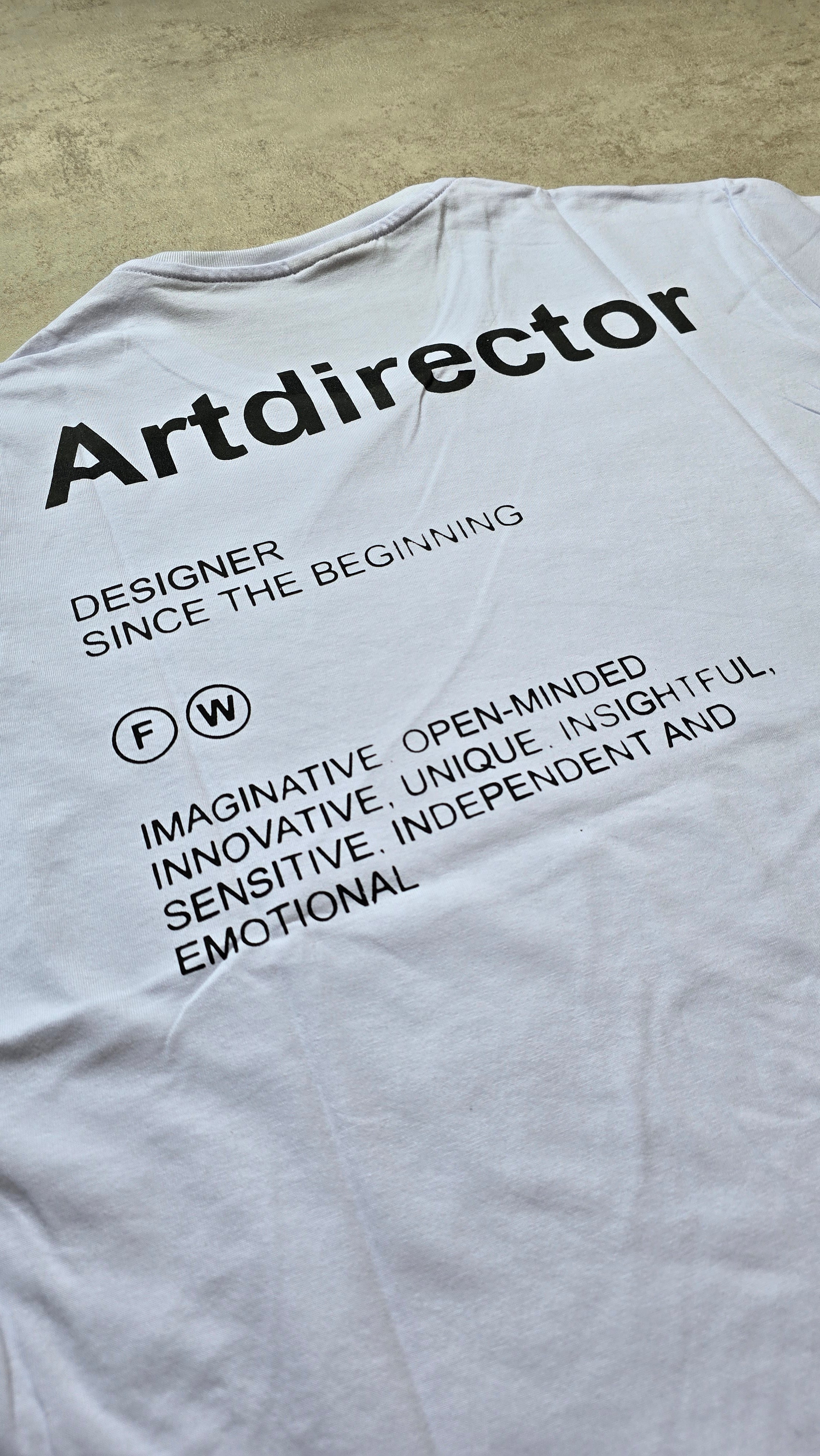 Remera Masculino  Art Director Blanca