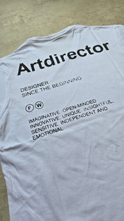 Remera Masculino  Art Director Blanca