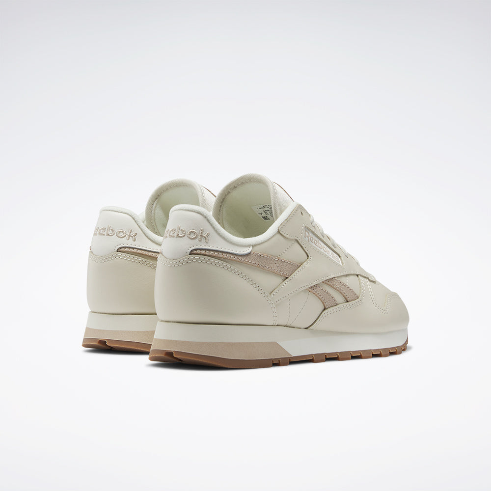 Reebok Running Femenino Classic Leather Alabaster/Modern Beige/Chalk