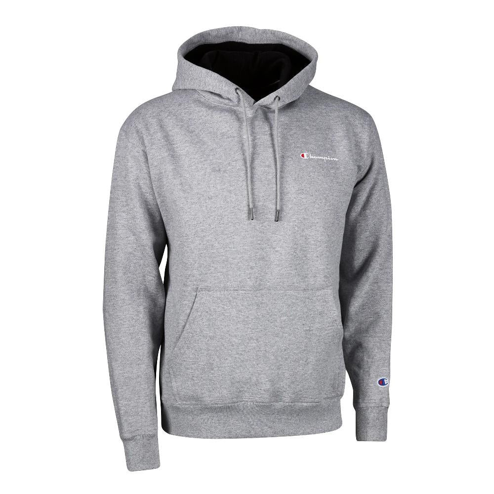 Champion Masculino Powerblend Graphic Hoodie Oxford Gray