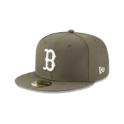 New Era Gorros MLB 59Fifty Boston Red Sox Olive